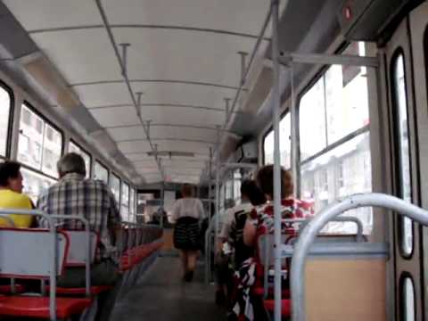 Донецкий трамвай, К1 №3018, салон.-1.flv