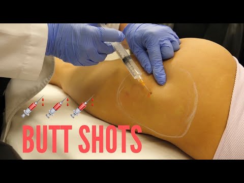 Im injection butt ass shot needle