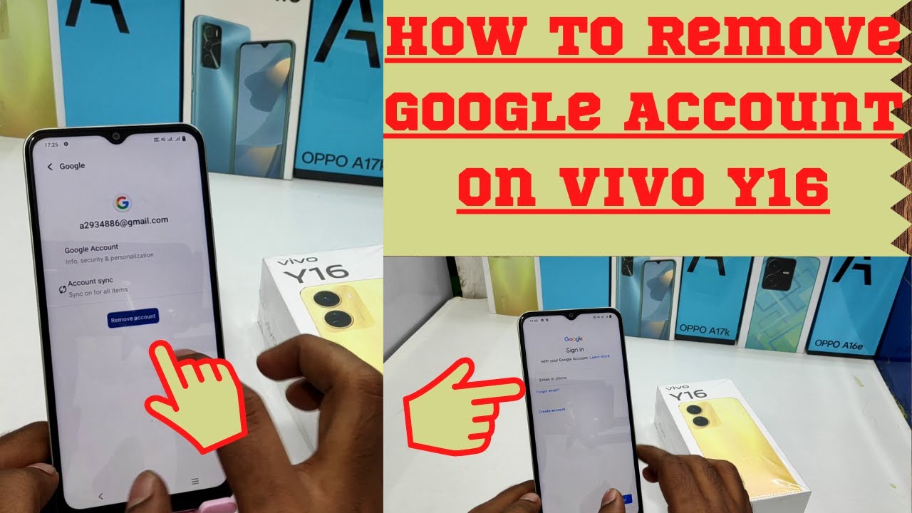 How to Remove Google Account in VIVO Y16| How to delete How to Remove Google Account in VIVO Y16| How to delete