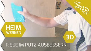 Risse im reibeputz ausbessern