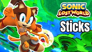 Sticks The Badger In Sonic Lost World Mod