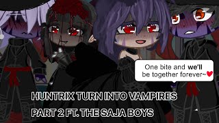Huntrix Turns Into Vampires? Ft. Saja Boys Kpop Demon Hunters Gacha Club Part 2