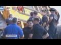 School Bus Plunges From Texas Overpass