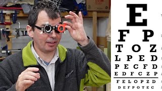 DIY eye test, work out Rx for glasses