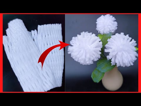Cách Làm Hoa Tú Cầu Từ xốp Bọc Hoa Quả | THẢO NGUYÊN HANDMADE