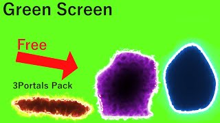 Green Screen Portal Pack 3 Portals Free To Use