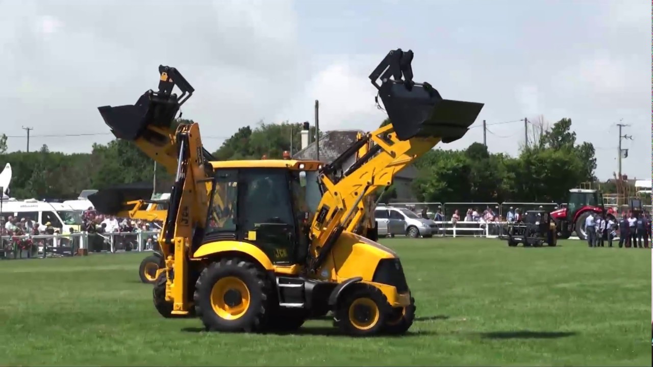 JCB Dancing Diggers Royal Cornwall Show 2010 YouTube