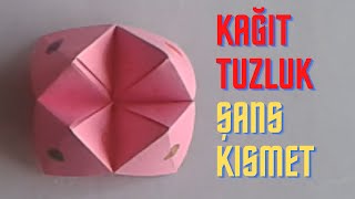 Kağıttan Tuzluk Yapımı, Kağıttan Tuzluk Nasıl Yapılır?