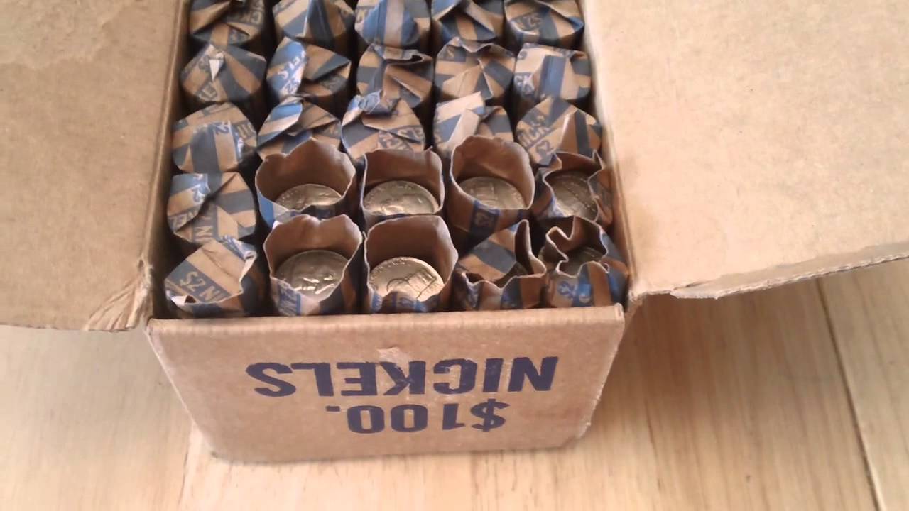 treasure hunting 100 box of customer wrapped nickel rolls coin roll hunting youtube treasure hunting 100 box of customer wrapped nickel rolls coin roll hunting youtube
