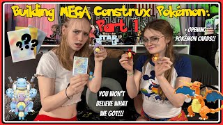 Building Mega Construx Pokémon Charmander Squirtle Line Part 1