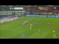 Rubin Okotie poor hand of God imitation - Austria vs Brazil 18/11/2014