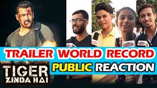 Salman के Tiger Zinda Hai Trailer का WORLD RECORD | Public Reaction