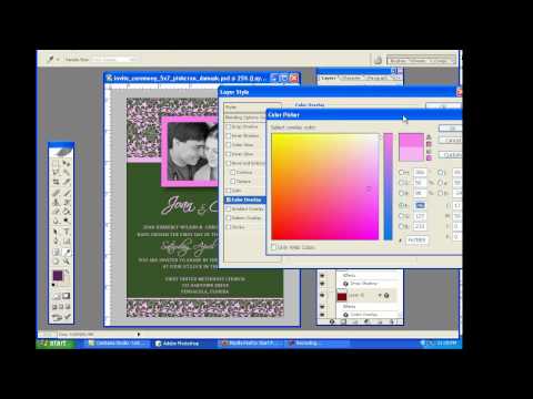 Wedding Invitation Photoshop Tutorial PSD Do it yourself wedding 