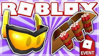 HOW TO GET OVERDRIVE GOGGLES & DYNAMO'S BANDOLIER!! (Roblox ACTION EVENT 2018 - Heroes of Robloxia)