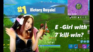 Fortnite E Girl Wins A Game