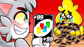 Trolleé A Mis Amigos Con 99 Cartas En El Uno Roblox