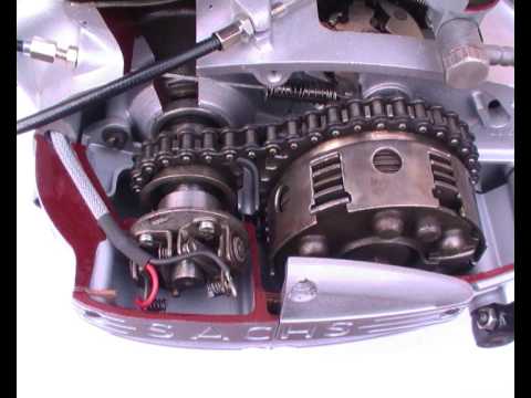 Messerschmitt KR 200 Sectioned Sachs Engine