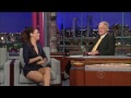 Eva Longoria flashes David Letterman =) with her avocados