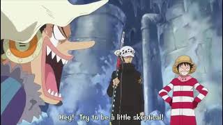 Luffy Doesnt Have Trust Issues Luffy And Law Form Alliance For First Time One Piece Eng Sub.