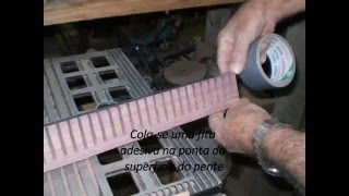 Wood Turning Fruteira Com Elemento Vazado