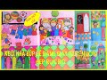 Tự làm ngôi nhà búp bê bằng giấy với bộ tủ mới, sân chơi như mơ | DIY paper doll house for kids
