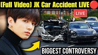Full Video Jk Most Controversial Car Accident Live Bts Jungkook Hit Taxi With Car