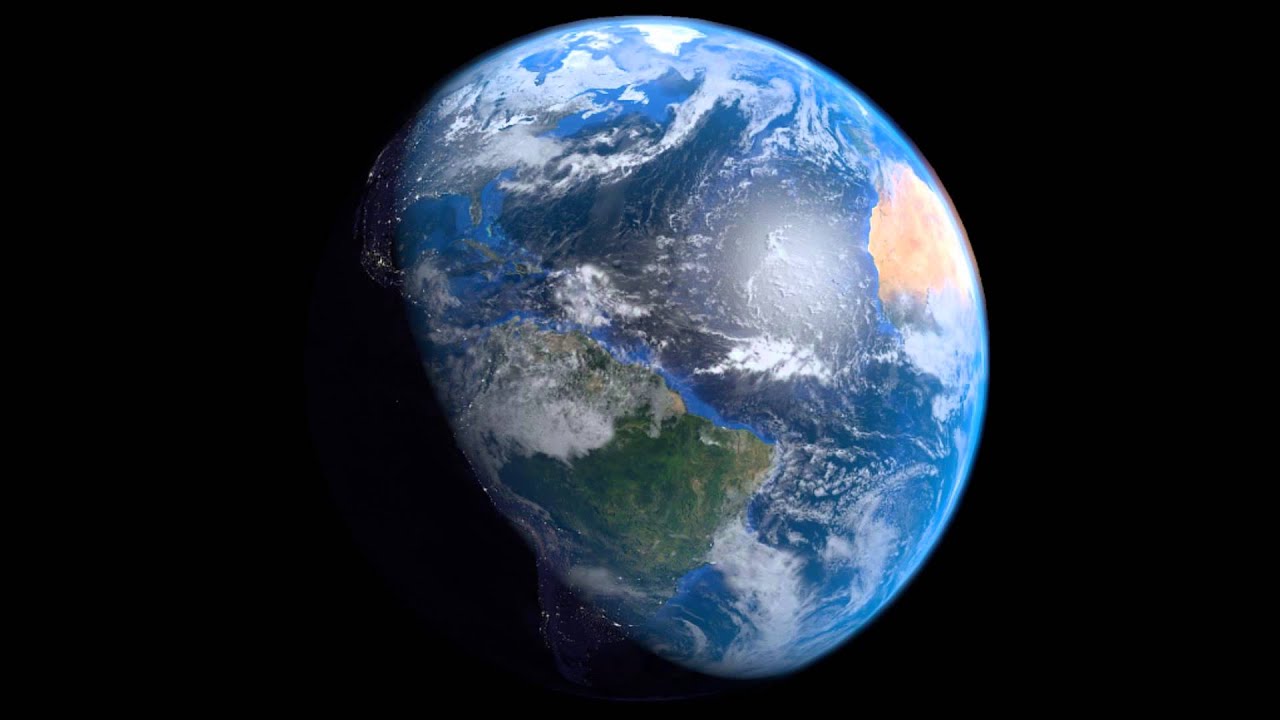 Rotating Earth Timelapse SEAMLESS LOOP -Blender Animation- - YouTube