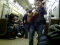 Saxy Sandman enjoys Mexican Mariachi Duo on Downtown A train to Brooklyn