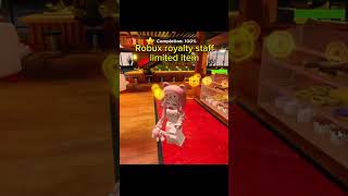 Robux Royalty Staff Limited Item