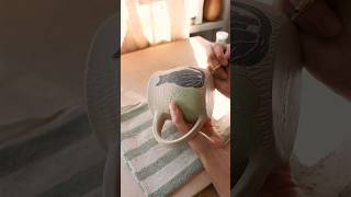 Carving And Glazing My Black Cats In A Pumpkin Patch Mug