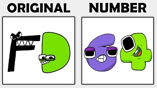 Alphabet Lore Vs Number Lore Comparison