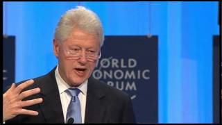 Davos Annual Meeting 2010 - Special Session On Haiti With Bill Clinton