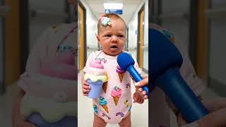 Baby Has A Cute Ice Cream Outfit On