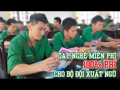 Dạy học nghề miễn phí 100% học phí cho Bộ Đội Xuất Ngũ - Dạy nghề Rosa - Năm 2020