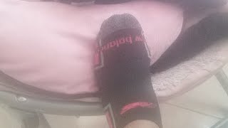 Black & Pink Gray Socks