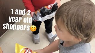 The ACE Family Shopping challenge (Most Adorable 2 and 1 year olds)