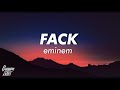 Eminem - Fack (Lyrics)