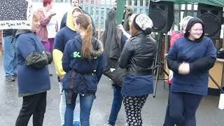 Castle Vale Scouts Before Abseiling Topcliffe