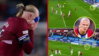Erling Haalands Penalty Miss Twice Vs Israel Norway Vs Israel 5-0 Haaland Hat Trick Goal