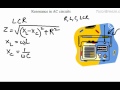 Resonance in AC circuits(Series LCR)