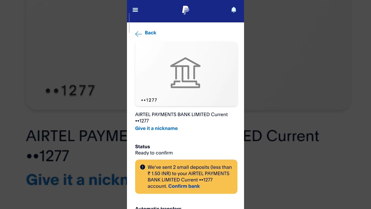 PayPal account se 1 click me bank account remove PayPal account se 1 click me bank account remove