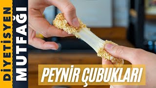 EV YAPIMI ÇITIR SUSAMLI PEYNİR ÇUBUKLARI TARİFİ