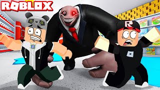 Mr Yummynin Süper Marketinden Kaçıyoruz - Panda Ile Roblox Mr Yummys Supermarket Obby