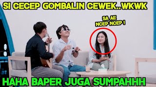 Prank Cecep Gombalin Cewek Cantik Sampe Baper..epic Wkwk