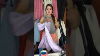 Gill Ellis-Young See-Through Tops Try-On Haul Which Turns Into A Deep Cleavage Party Dress Haul