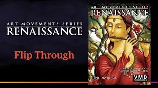 NEW Adult Coloring Book Renaissance - Flip Through