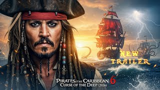 Pirates Of The Caribbean 6 Curse Of The Deep 2026 Johnny Depp Returns Concept Trailer 4K