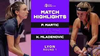 Petra Martic vs. Kristina Mladenovic | 2023 Lyon Open Round 1 | WTA Match Highlights