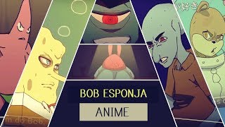 BoB Esponja em Anime Dublado PT-BR Spongebob SquarePants Anime
