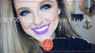 Nyx Lippie Countdown Ll Day 7 Makeup Look Berry Strudel Ll Christmas With Amanda Louise